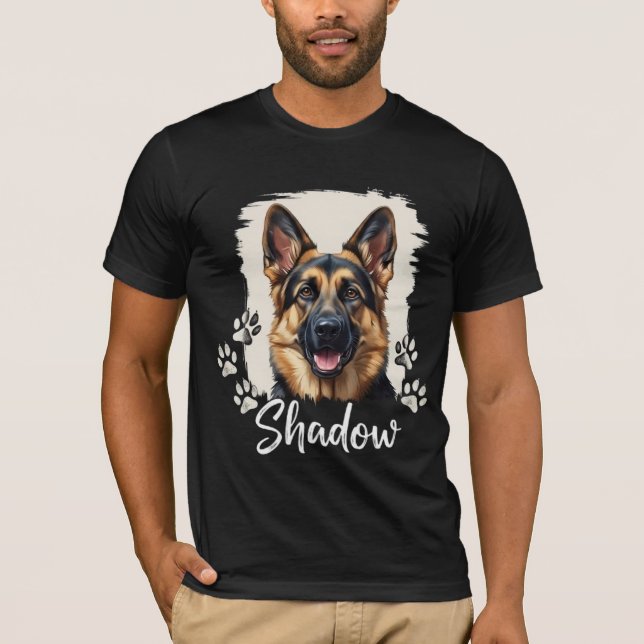 T-shirt Loyal Companion German Shepherd Tee (Devant)