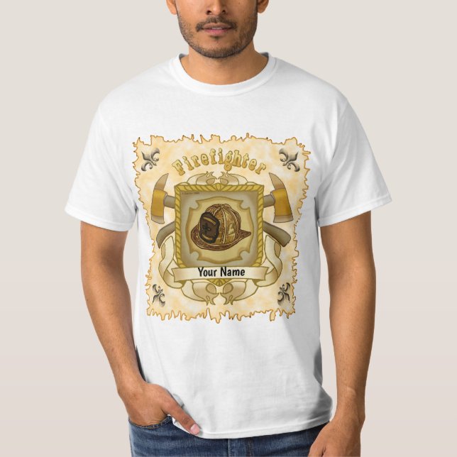T-shirt Loyal Firefighter (Devant)