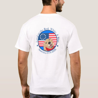 T-shirt Loyal to the Red, White & Blue America 250