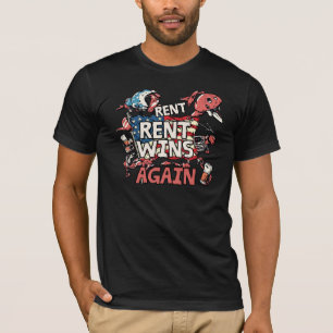 T-shirt Loyer Gagne Encore Humour de Loyer Drôle Graphique