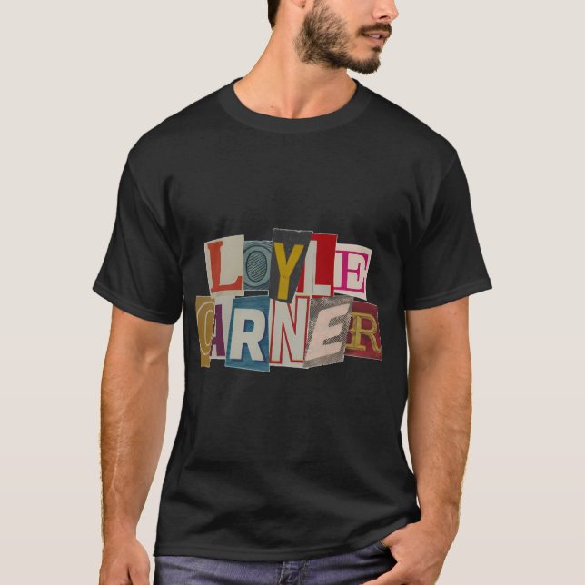 T-shirt Loyle Carner - Lettre de rançon (Devant)