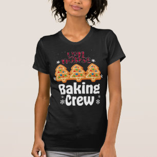 T-shirt LPN Nurse Baking Crew famille correspondant à Noël