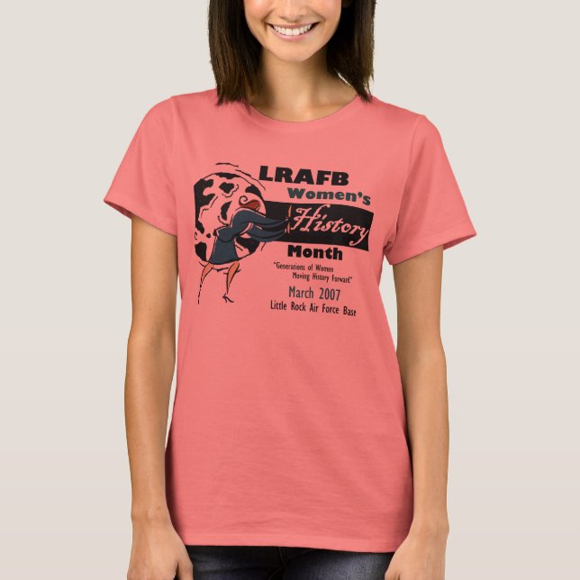 T-shirt LRAFB Mois de l'histoire des femmes 2007 (Devant)