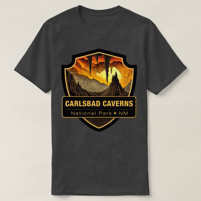 T-shirt lsbad Caverns National Park 3 (Design devant)