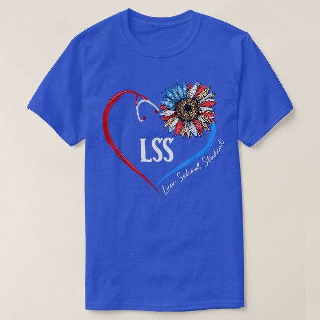 T-shirt LSS Law School Student Future avocat Sunflower Ste (Design devant)