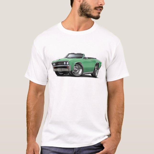 T-shirt Lt 1967 de Chevelle Green Convertible (Devant)