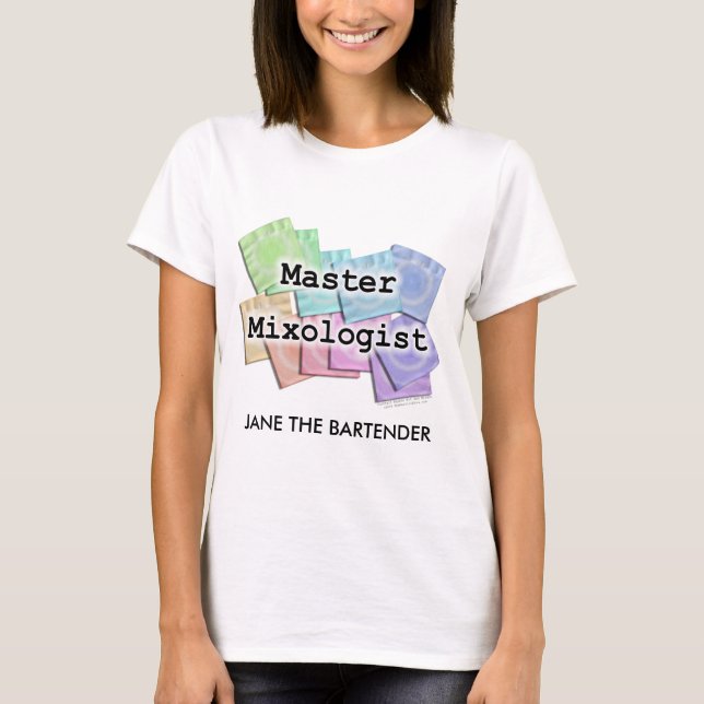 T-shirt Lt Tees - Mixologist principal des femmes (Devant)