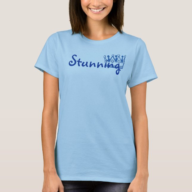 T-shirt Ltblue de couronne, stupéfiant (Devant)