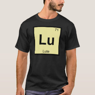 T-shirt Lu - Musique de Luth Chimie Symbole du Tableau Pér