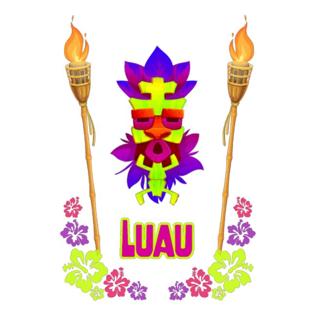 T-shirt Luau Fun (Créateur téléchargé)