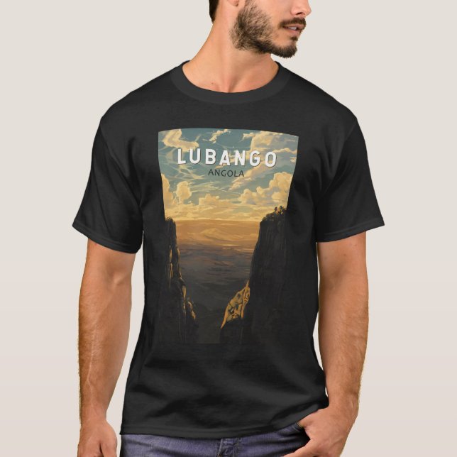 T-shirt Lubango Angola Travel Art Vintage (Devant)