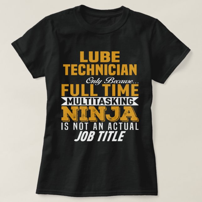 T-shirt Lube Technicien (Design devant)