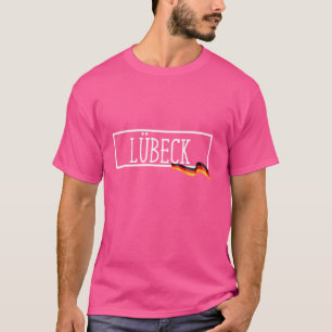 T-shirt Lübeck Allemagne Deutschland Allemagne Deutsch Wom