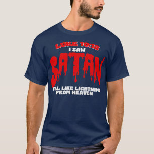 T-shirt Luc 1018 J'ai vu Satan tomber comme la foudre de h