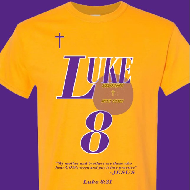 T-shirt Luc 8:21 Écriture biblique - Chrétien - (2de2) (Créateur téléchargé)