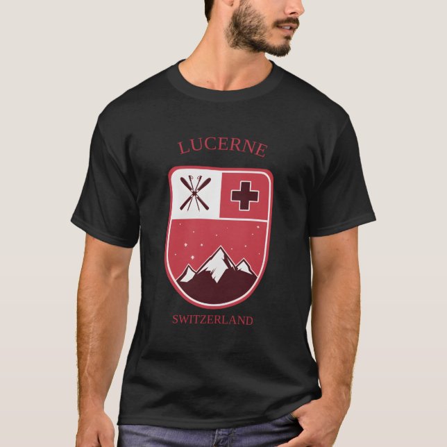 T-shirt Lucerne Suisse (Devant)