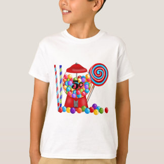 T-shirt Lucette de sucrerie de machine de Gumball