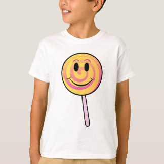 T-shirt Lucette jaune de sourire mignonne de bande