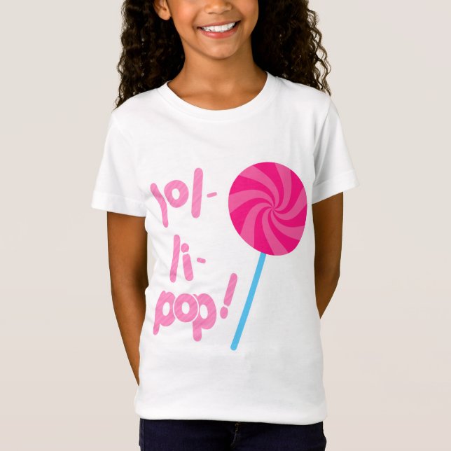 T-Shirt Lucette rose et bleue (Devant)
