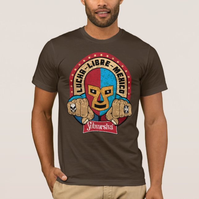T-SHIRT LUCHA-LIBRE-002 (Devant)