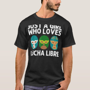 T-shirt Lucha Libre Designs Pour Filles Femmes Luchador Wr
