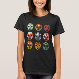 T-shirt Lucha Libre Le Masque De Lutte Cinco De Mayo Mexic