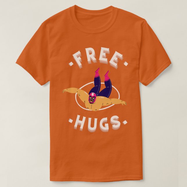 T-shirt Lucha Libre Mexican Catch (Design devant)