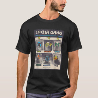 T-shirt Lucha Libre Mexique Puppy Wrestling Mask Luchador 