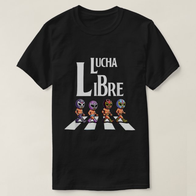 T-shirt Lucha Libre Wrestlers Street Parade Graphic Tee (Design devant)