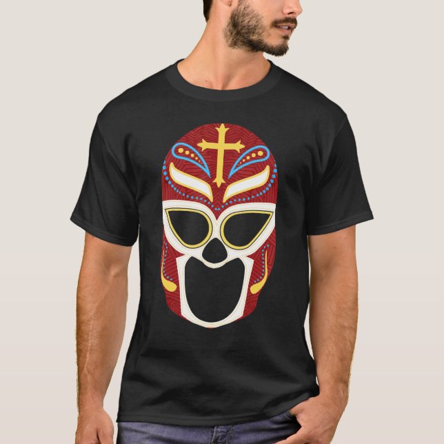 T-shirt Luchador Lucha Libre Masque Mexicain Fans de lutte (Devant)