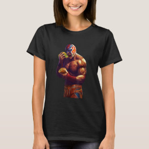 T-shirt Luchador Manger Taco Mexique Lutte Lucha Libre