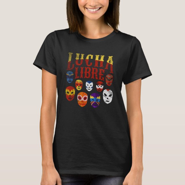 T-shirt Luchador Masques Lucha Libre 2 (Devant)