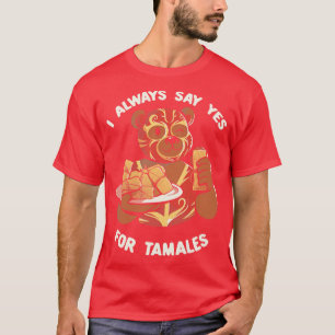 T-shirt Luchador Ours mexicain Tamales Time par Tobe Fonse