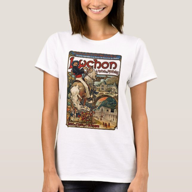 T-shirt Luchon, Mucha (Devant)