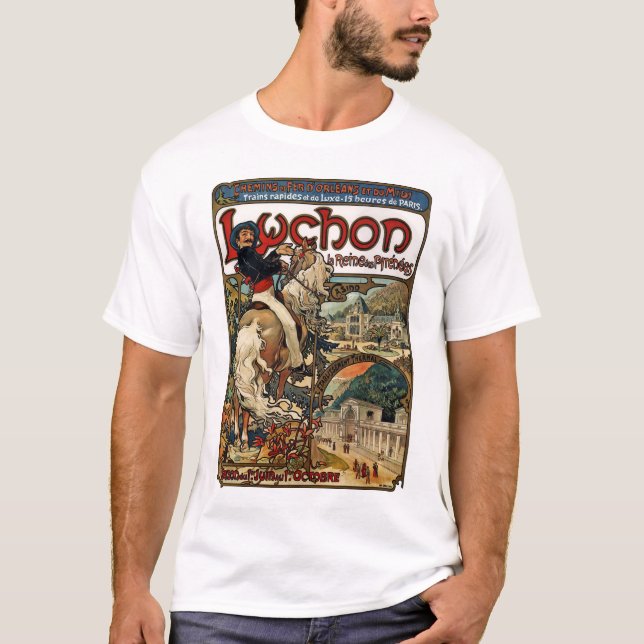 T-shirt Luchon, Mucha (Devant)