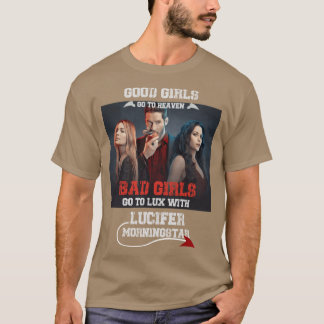 T-shirt Lucifer MorningstarV Show Netfli Fan Art friends