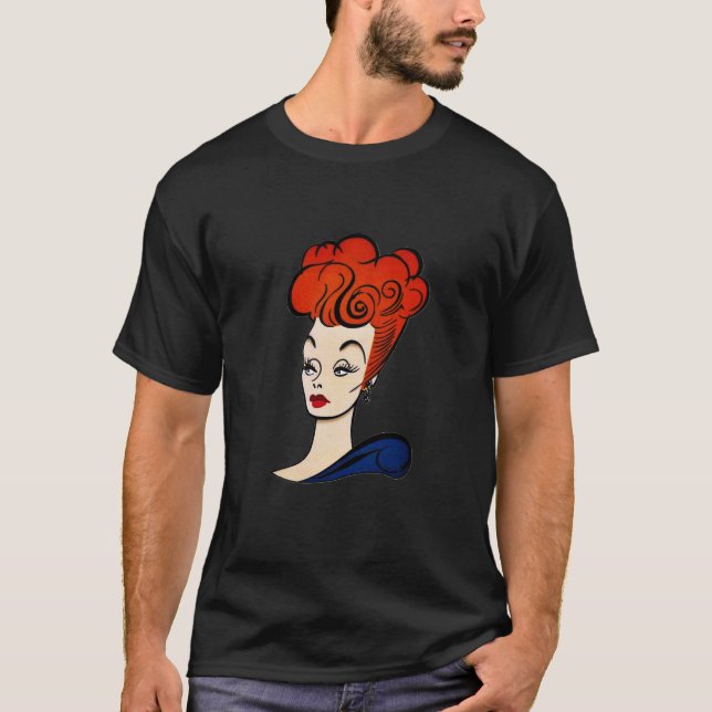 T-shirt Lucille Ball Profil MEME ANIME MANGA (Devant)