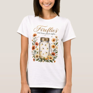 T-shirt Lucioles et soirées sur la véranda Cottagecore