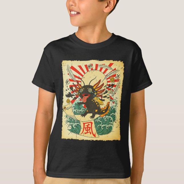 T-shirt Lucioles planant sur défilement  (Devant)