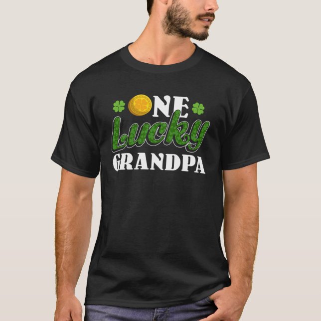 T-shirt Luck of the Irish St Patrick s Day One Lucky Grand (Devant)