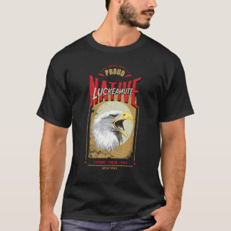 T-shirt Luckeamute Native American Eagle Spirit Vintage Ho