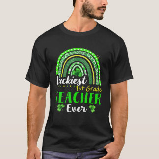 T-shirt Luckiest 1St Grade Teacher Ever St Patrick