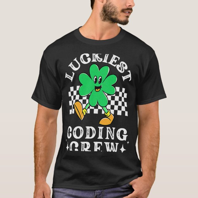 T-shirt Luckiest Coding Crew Comp Sci Computer Science St (Devant)