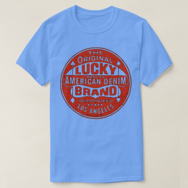 T-shirt Lucky American Demin (Design devant)