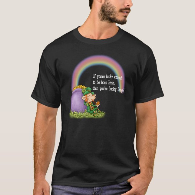 T-shirt Lucky Assez Leprechaun (Devant)