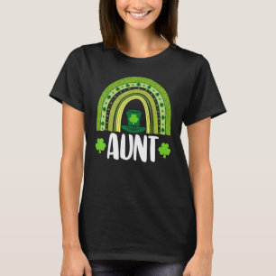 T-shirt Lucky Aunty Women St Patrick's Day Rainbow Love 1