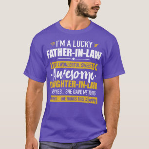 T-shirt Lucky beau-père de belle-fille