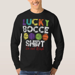T-shirt Lucky Bocce Bocce Bocce Joueur de balle