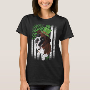 T-shirt Lucky Boxer Chien St Patrick s Day