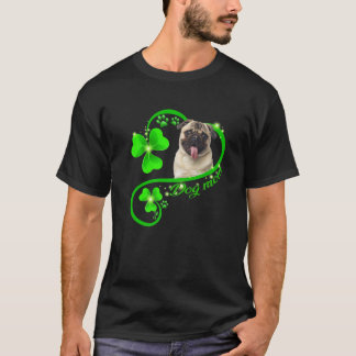 T-shirt Lucky Carlin Chien Maman Amour Shamrock St Patrick